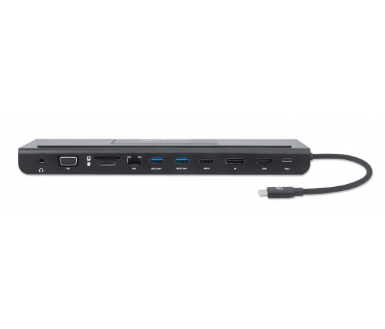 Docking station USB-C 11 in 1 con MST per tre monitor