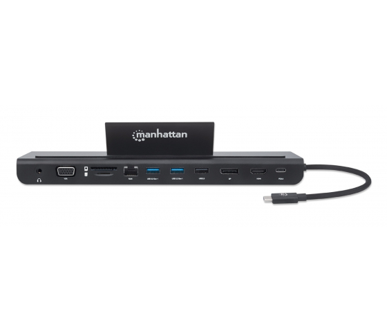 Docking station USB-C 11 in 1 con MST per tre monitor