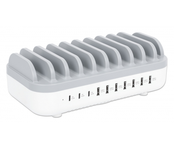 10 ports USB Power Delivery oplaadstation 120W