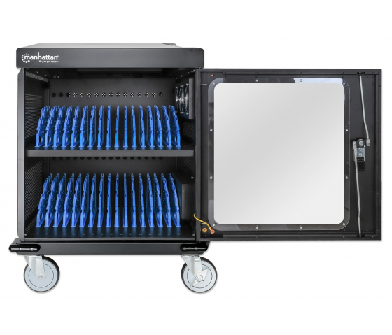 Manhattan 32 charging cart for 32 tablets or laptops up to 15.6 inches