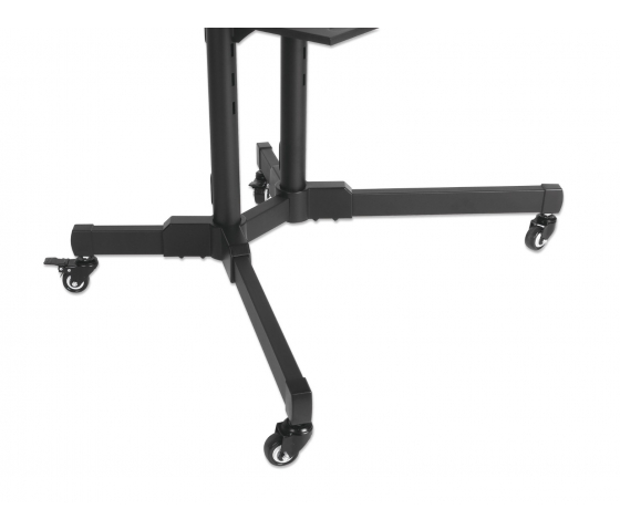 Height adjustable multimedia TV cart - 37 to 70 inches