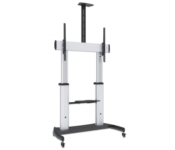 Aluminium Heavy-Duty In hoogte verstelbare multimedia TV trolley - 60 tot 100 inch