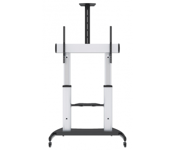 Aluminium Heavy-Duty In hoogte verstelbare multimedia TV trolley - 60 tot 100 inch