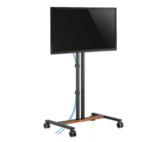 Compacte in hoogte verstelbare TV wagen/standaard - 34 tot 55 inch