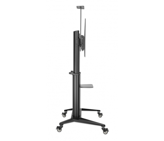 Height adjustable XXL mobile monitor floor stand - 70 to 120 inches