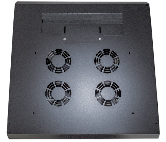 19 inch netwerkkast MHT172 met glazen deur - 16U - 600 (D) x 600 (W) x 878 (H) - flatpack - zwart