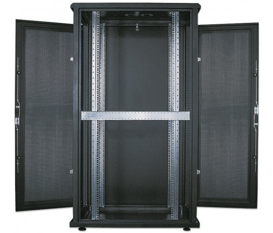 19 inch server cabinet MHT265 with perforated door - 42U - 1000 (D) x 800 (W) x 2033 (H) - assembled - black