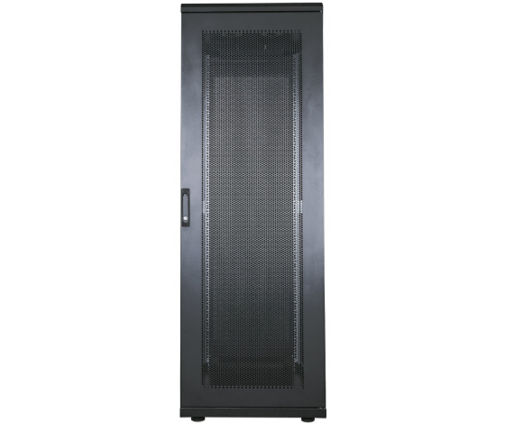 19 inch serverkast MHT263 met geperforeerde deur - 42U - 1000 (D) x 600 (W) x 2033 (H) - geassembleerd - zwart