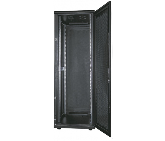 19 inch server cabinet MHT265 with perforated door - 42U - 1000 (D) x 800 (W) x 2033 (H) - assembled - black