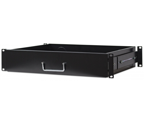 Szuflada 2U o głębokości 350 mm do szafy rack 19