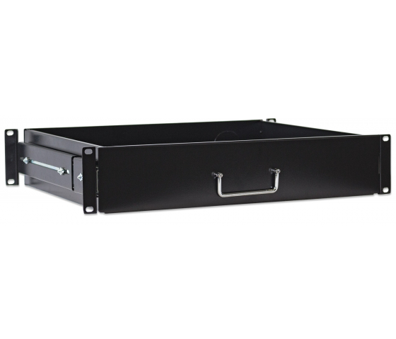 Szuflada 2U o głębokości 350 mm do szafy rack 19
