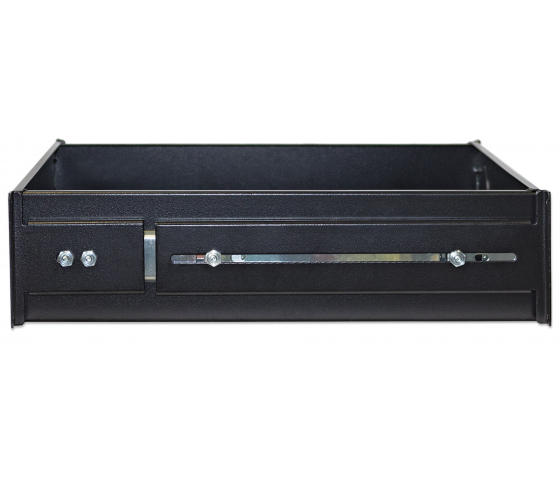 Szuflada 2U o głębokości 350 mm do szafy rack 19