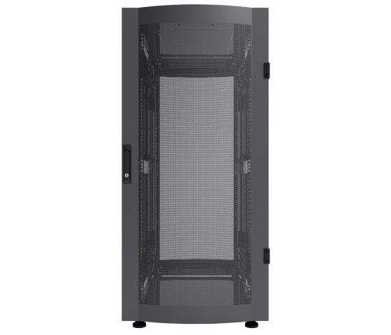 Armario para servidor de 19 pulgadas MHT256 con puerta perforada - 47U - 1000 (fondo) x 800 (ancho) x 2250 (alto) - flatpack - negro