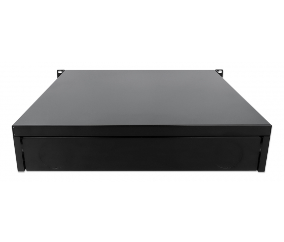 2U storage drawer with slot for 19