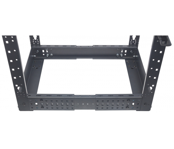 19-tommer open frame server rack MHT168 - 45U højde - 4 stolper - sort