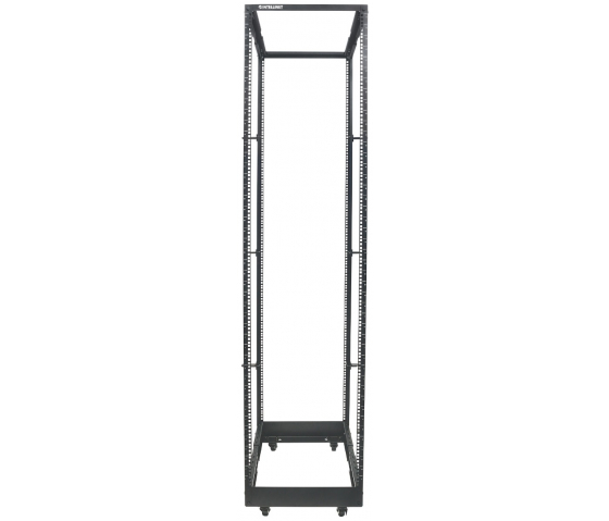 19-tommer open frame server rack MHT168 - 45U højde - 4 stolper - sort
