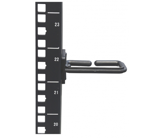 19-tommer open frame server rack MHT168 - 45U højde - 4 stolper - sort