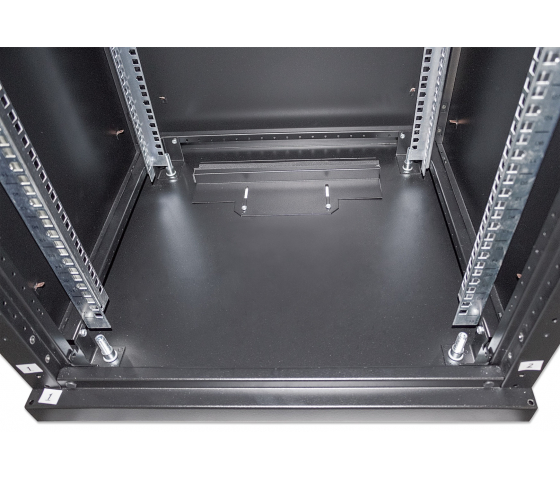 19-Zoll-Netzwerkschrank MHT200 mit Glastür - 16U - 600 (T) x 600 (B) x 878 (H) - montiert - schwarz