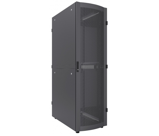 Armadio server da 19 pollici MHT267 con porta perforata - 42U - 1200 (P) x 600 (L) x 2057 (A) - assemblato - nero