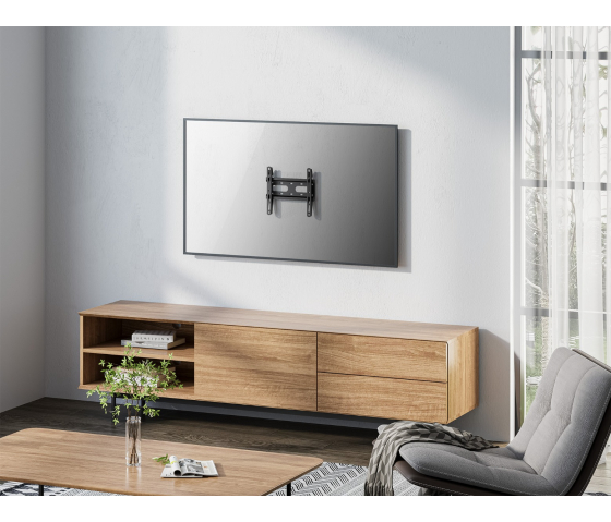 Low-profile vaste TV-muurbeugel MHT73 voor 23 tot 43 inch televisies