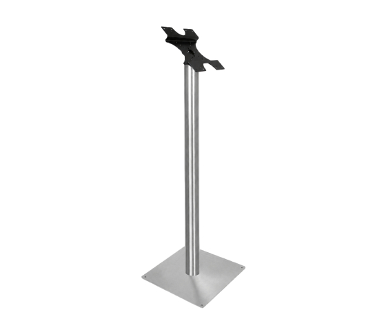 Monitor stand Modulare VESA 100 / 200 - stainless steel