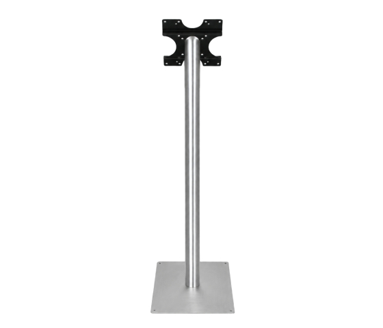 Monitor stand Modulare VESA 100 / 200 - stainless steel