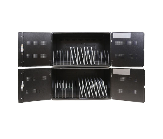 NoteBox charging cabinet for 16 tablets and laptops - USB-A or power plugs