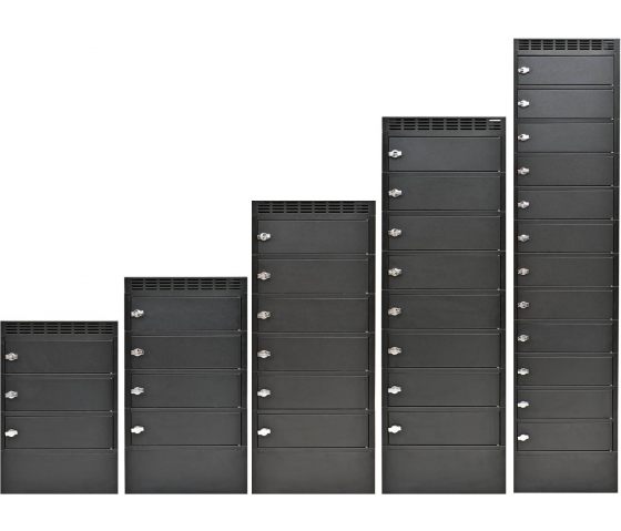 Charging locker Leba NoteLocker 12 for 12 devices up to 15.6 inch - key lock