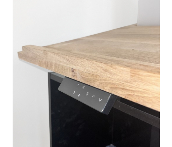 Plastikowo-metalowa mównica Notulus z regulacją wysokości - czarna