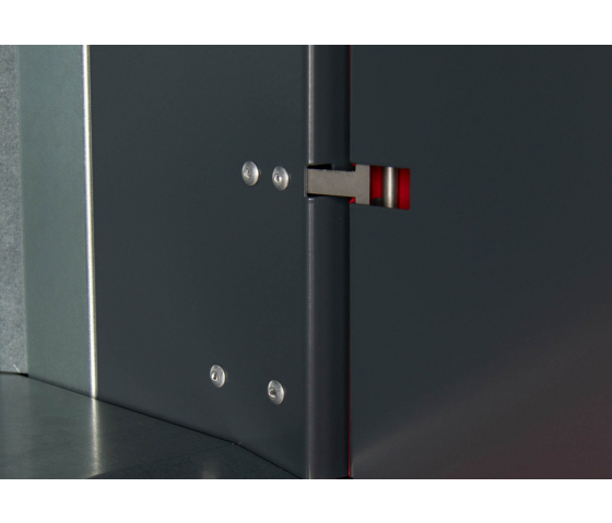 Outdoor E-Bike battery charging locker with 8 compartments - coin slot
