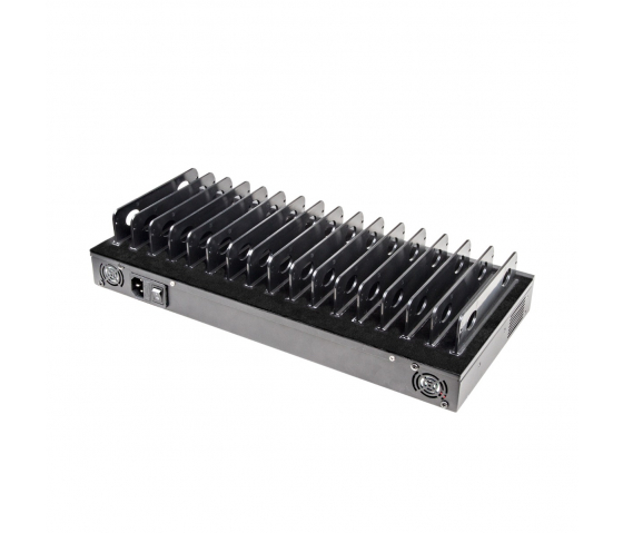 16 port USB-C 1000W charging station - black