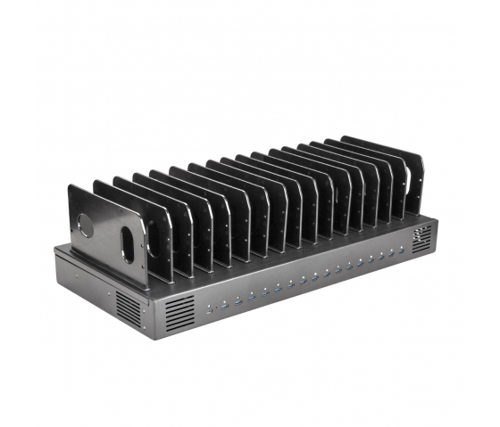 16 Port USB-C 1000W Ladestation - schwarz