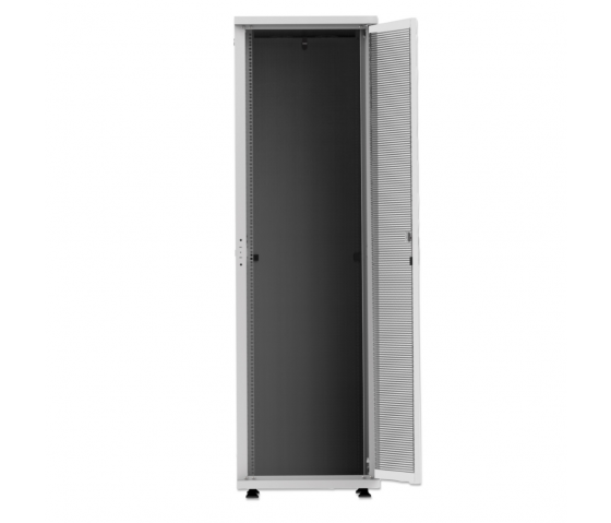 Basic 19 inch server cabinet MHT244 with perforated door - 42U - 1000 (D) x 600 (W) x 2033 (H) - flatpack - gray