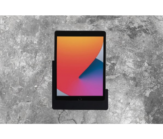Domo Slide tablet wall holder with charging functionality for iPad 10.2 & 10.5 inch - Black