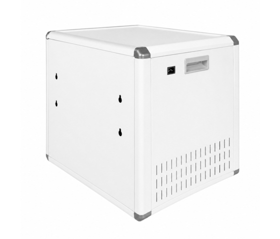 Charging cabinet BRV12v2T for 12 tablets or laptops up to 16 inches - with timer - white