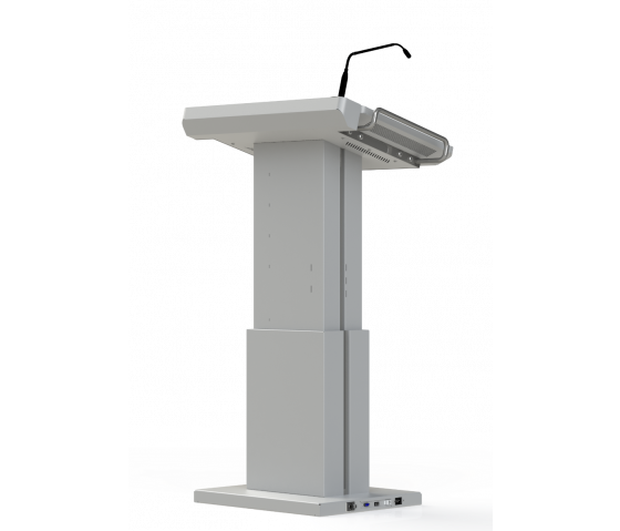 Height-adjustable digital lectern Oslo