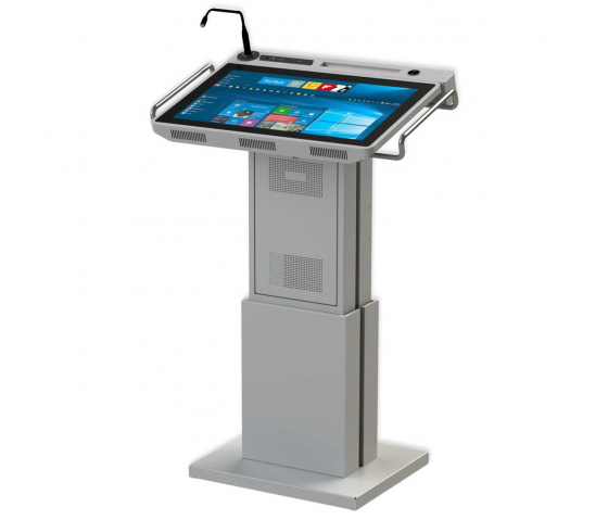 Height-adjustable digital lectern Oslo