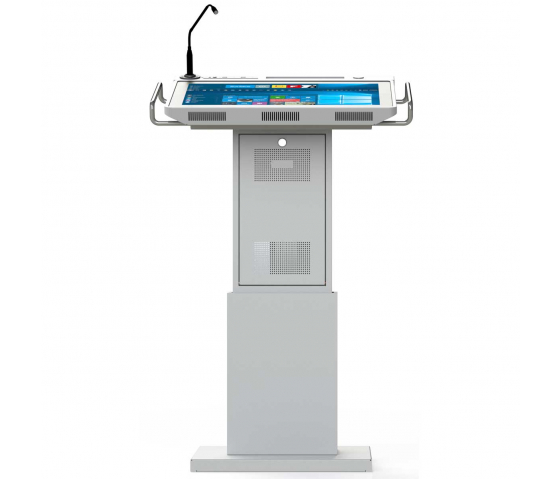 Height-adjustable digital lectern Barcelona