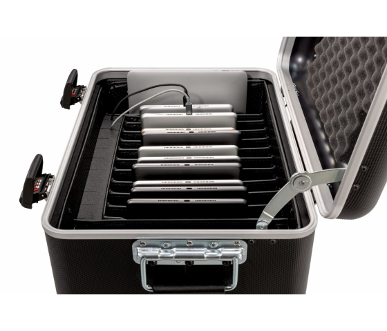 PARAT TC10 TwinCharge Ladekoffer für 10 Tablets bis zu 12,9 Zoll - USB-C & USB-A