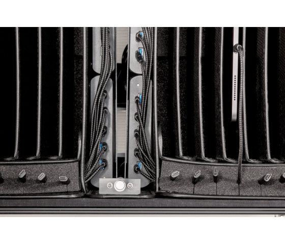 Parat case TC20 TwinCharge with 20 USB-C charging cables charging cart for 20 tablets up to 12.9 inch - black