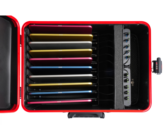 Walizka do ładowania tabletów PARAT TC10 ACTIVE na 10 iPadów i tabletów o przekątnej do 12,9 cala