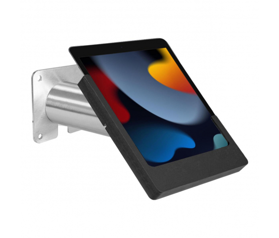 Supporto a parete Domo Slide per iPad 10.2 e 10.5 - nero/acciaio inox