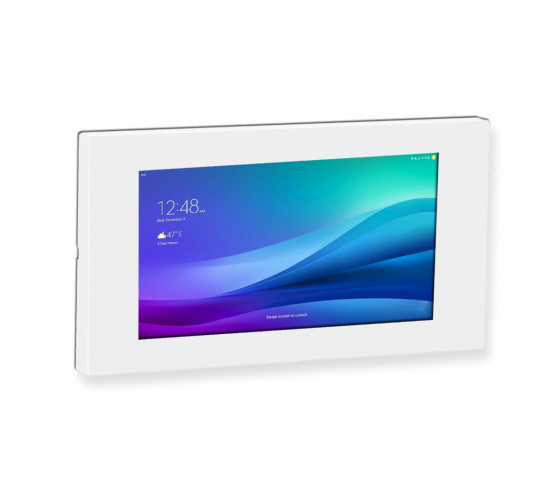 Supporto a muro per tablet Piatto per Samsung Galaxy Tab A 10.5 - bianco -  telecamera accessibile