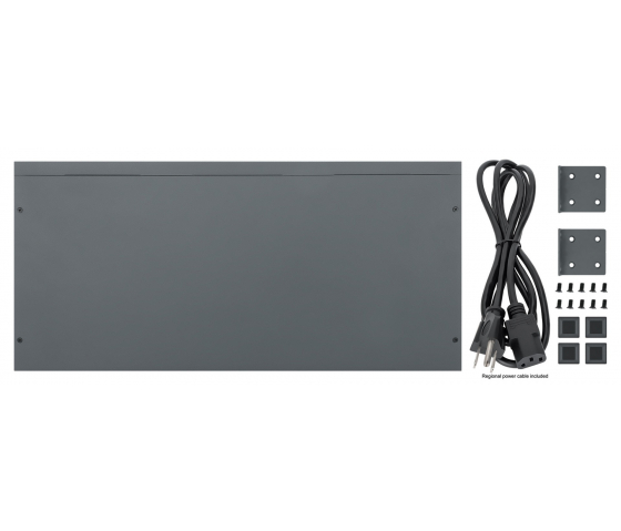 24-Port Gigabit Ethernet PoE+ Switch mit 2 SFP Ports - 370W PoE, selbstheilendes Netzwerk, Rackmount