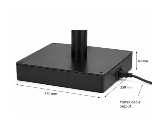Batterihus til tablet-gulvstativ – Inkl. batteri