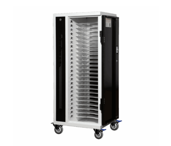 PT-VERT-24 oplaadkar voor 24 tablets en laptops tot 17 inch - stekkerblok