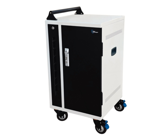 PT-VERT-15 charging cart for 15 tablets & laptops up to 17 inches - USB-C cables included
