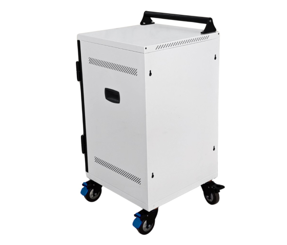 PT-VERT-15 charging cart for 15 tablets & laptops up to 17 inches - USB-C cables included