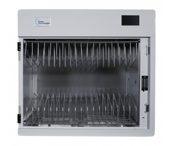 Clean-N-Charge disinfection and charging cabinet for 18 devices up to 14 inches