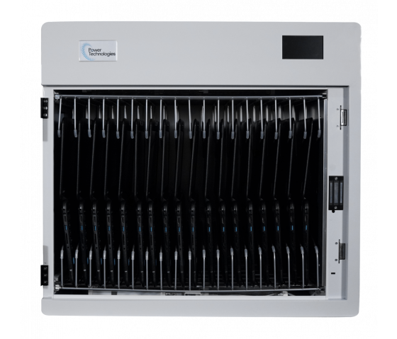 Clean-N-Charge disinfection and charging cabinet for 18 devices up to 14 inches